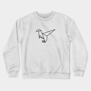 Origami Raptor Crewneck Sweatshirt